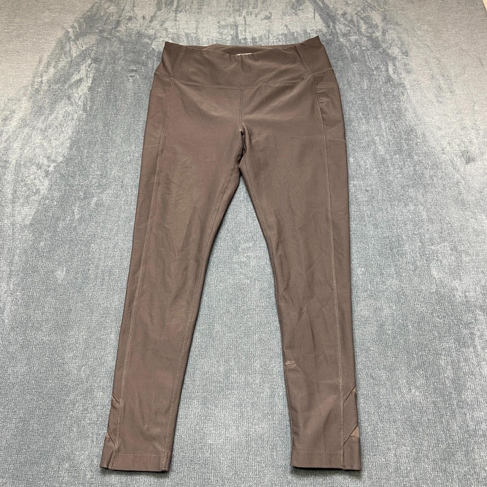 Mondetta Leggings Womens Large Gray Mid Rise High Waist Luxury Performance Yoga